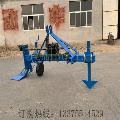 大葱收获机械大 葱收割机 农用拖拉机带大葱收获机 定制四轮拖拉机后置大葱农用大葱 收获机械