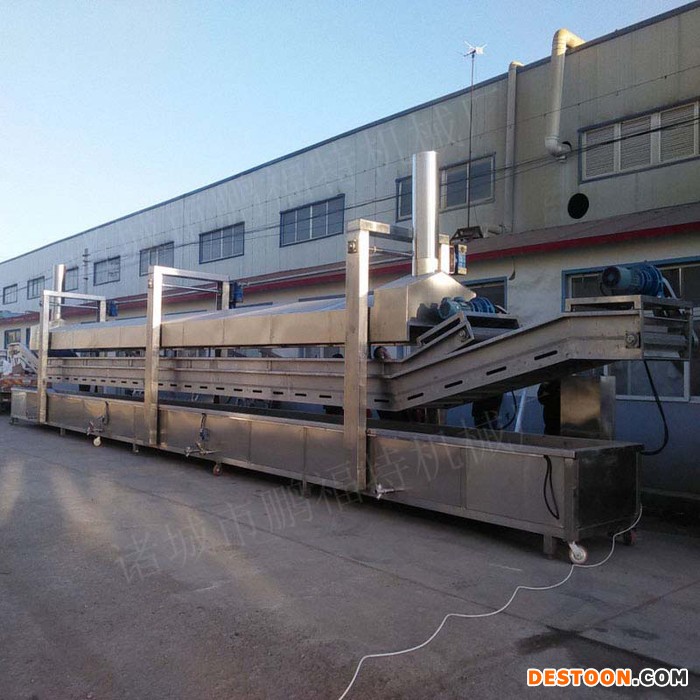 鹏福特 龙虾油炸生产线 电加热龙虾油炸机 龙虾油炸生产线厂家 龙虾油炸生产线价格 全自动龙虾油炸生产线