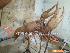 玻璃钢龙虾雕塑仿真大龙虾小龙虾门头招牌挂