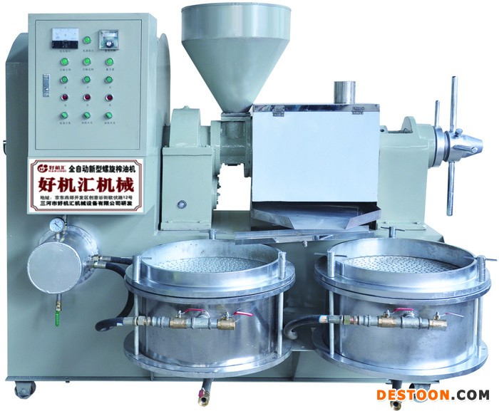 全自动卧式榨油机 全自动榨油设备价格 大型榨油设备价格 小型榨油机供应 125型全自动榨油机价格