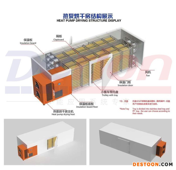 厂家定制如德节能食用菌烘干设备 省电省人工 空气能香菇蘑菇食用菌烘干机