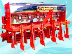 拖拉机后悬挂2行玉米播种机 普航手扶小麦播种机中草药种子播种机