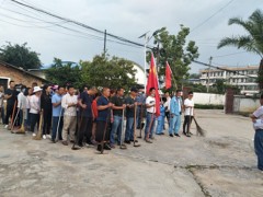 勐遮镇展开“提升人居环境 片面大扫除”爱国卫生运动