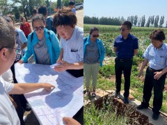 省级专家组对我晋中市2020年高标准农田树立项目初步设计实地踏勘和调研