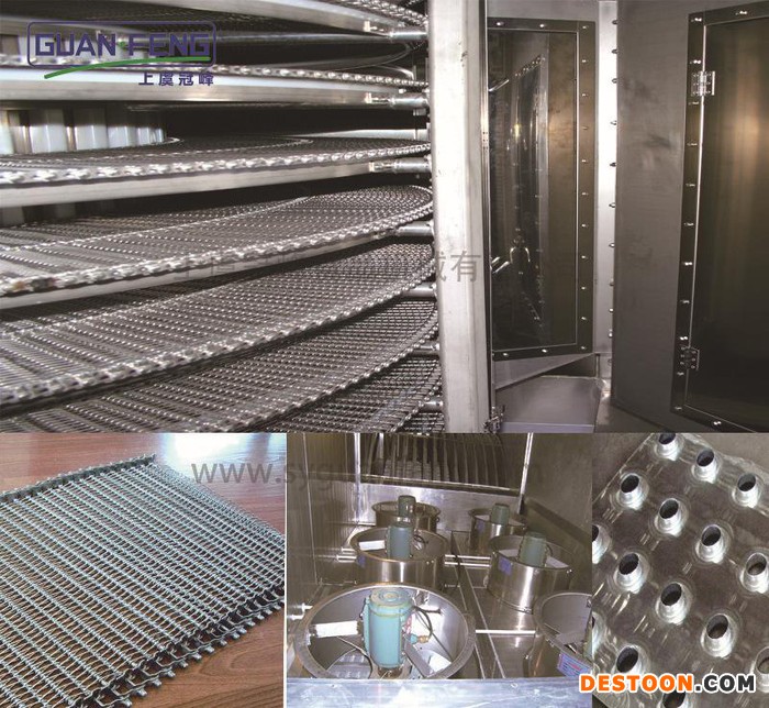 连续式单体螺旋速冻机 对虾速冻设备