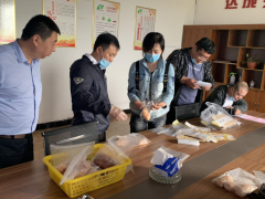 协助展开2020年上半年兽药残留监测方案抽样任务