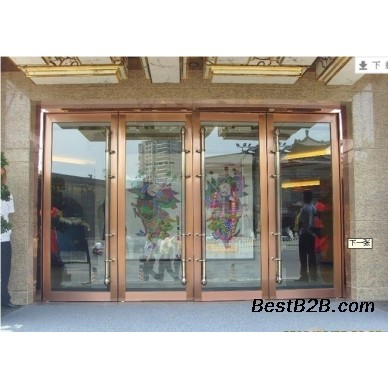 大兴区兴业路定做咖啡馆双开玻璃门全套设备更换规格