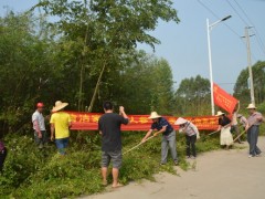 灵山县农业农村局党支部组织党员到帮扶联系村开展 “两日一争”活动