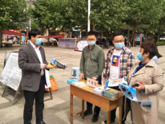 灵寿县展开5.12防灾减灾结合宣传