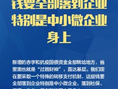 中小微企业、集体户，总理记者会有给你们的支持！