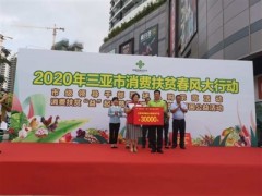三亚展开消费扶贫“益”起来慈善捐赠活动