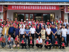 毕节颁发首批农村团体经济组织股权证