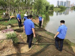 西湖区农办结合桃花镇执法打击合法捕捞