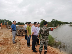 省农业农村厅指点我区防汛救灾任务