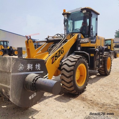 赣州国标50装载机安装移动搅拌机 搅拌斗效果