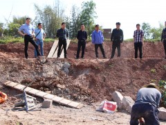 泸州晋中市农业农村局调研泸县农田宜机化改造