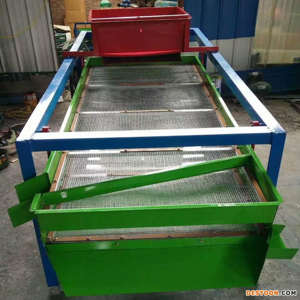 粮油加工专用粮食清选机 瓜蒌子花生核桃枸杞菜籽筛分机 直线振动