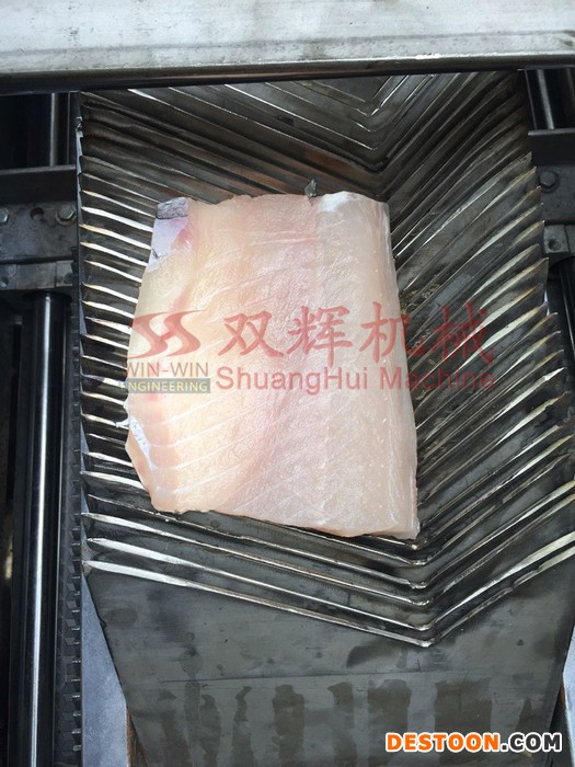 双辉 直销海鲜冻鱼肉斜切机YP-115   45度斜切鱼肉机 价格