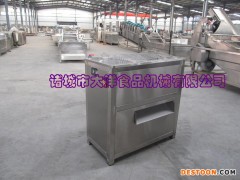 大马力黑猪肉切丁机 连续式切肉设备