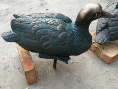 仿真家禽动物鸭子雕塑户外树脂摆件庭院花园水池景观装饰工艺品鸭子雕塑摆件