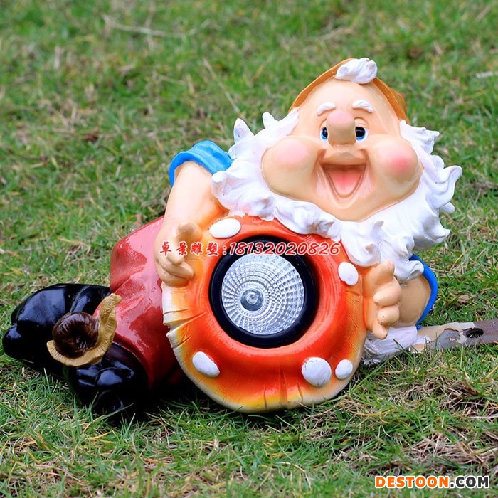 玻璃钢小刺猬花盆，公园花盆雕塑