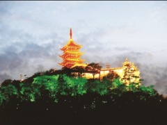 狼山国度森林公园：点亮山体轮廓灯 展禅意生态魅力-南通泰州市人民政府