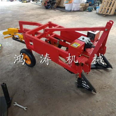 花生收获机 收花生机  四轮带收花生机整齐铺放