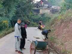 县经作站到挂帮村展开“人居环境大整治”活动