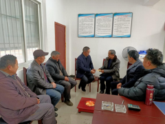 市农业农村局到联络帮扶村和社区展开春节走访慰劳