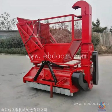 青贮玉米秸秆价格    秸秆青贮收获机型号    拖拉机带收草机