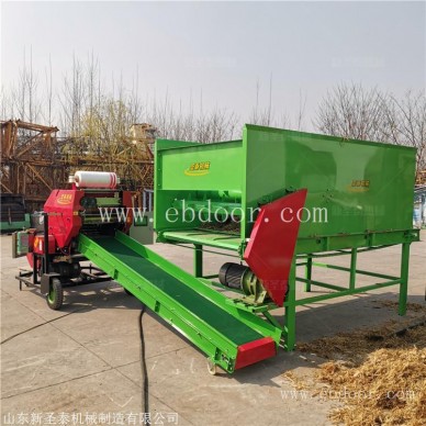 青储饲料的制作方法  批发象草粉碎包装机