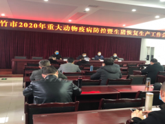 绵竹晋中市召开2020年严重植物疫病防控暨生猪恢复消费义务会