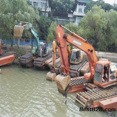 宁德武夷山周边水上除草清淤挖掘机出租专业服务