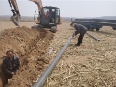 靖边：高标准农田树立项目片面启动