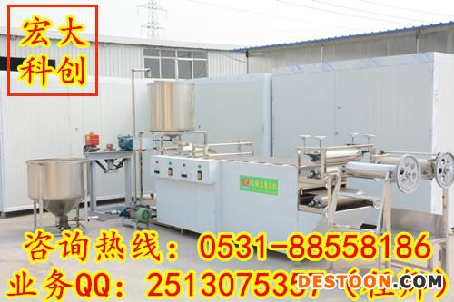 江苏无锡全自动豆腐皮机器，豆腐皮机哪家 ？——济南宏大科创啊！