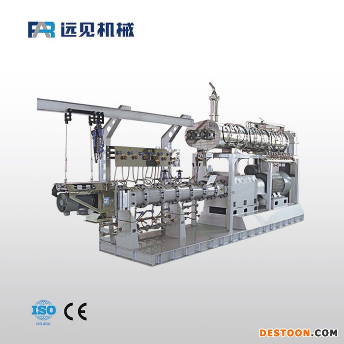 远见机械SPHG-S浮性鲶鱼饲料膨化机，水产饲料膨化机，江苏饲料机械