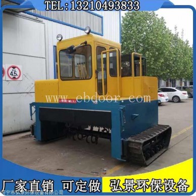 猪/鸡粪地面堆肥 轮式移动翻抛机价格厂家 型号规格