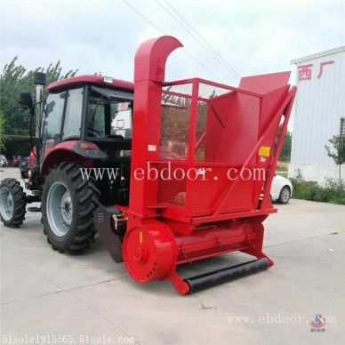 拖拉机带收草机多少钱  收玉米秸秆设备  机器图片