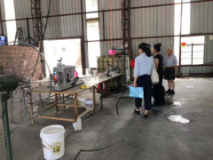 市农业农村综合服务中心技术人员到博罗县开展肥料生产企业考核工作