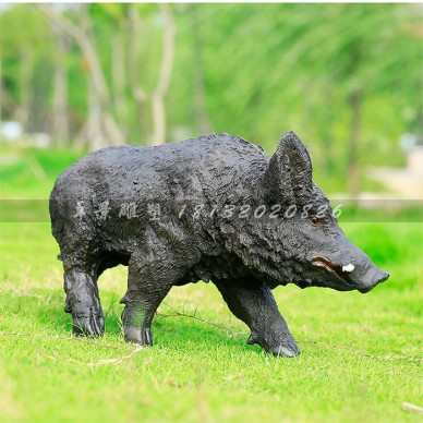 仿真野猪雕塑  公园仿真动物