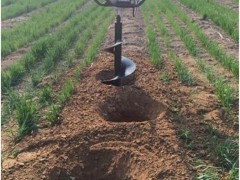 莆田螺旋式挖坑机园林机械效率高