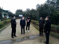 何家虎来潜督导农业复工复产和疫情防控工作