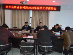 西乡：农业农村局召开2020年春季义务推进会