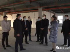甘泉：左新文调研疫情时期全县重点项目推进 春季农业消费等义务