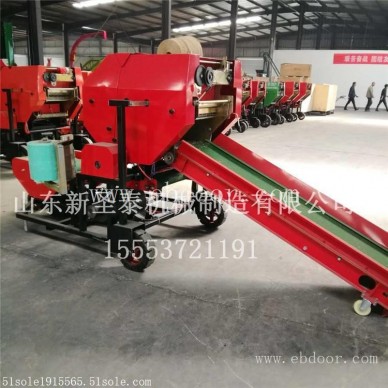 青贮玉米秸秆包膜机  全自动打捆机价格