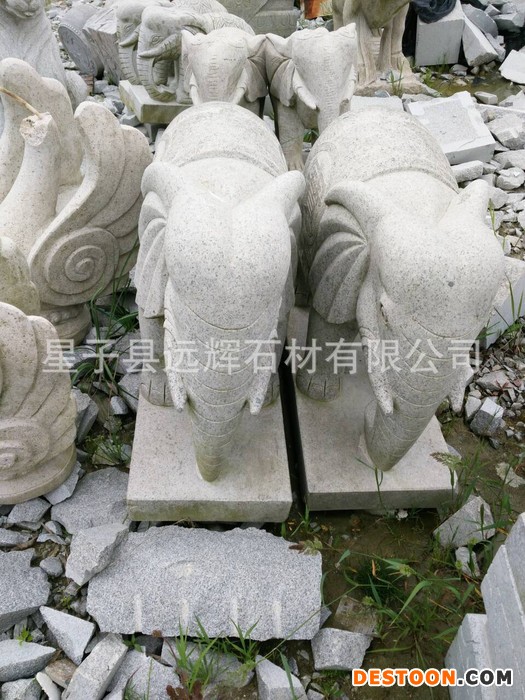 花岗岩石狮子石雕狮子 石材狮子生产 石材麒麟 石雕蟾蜍