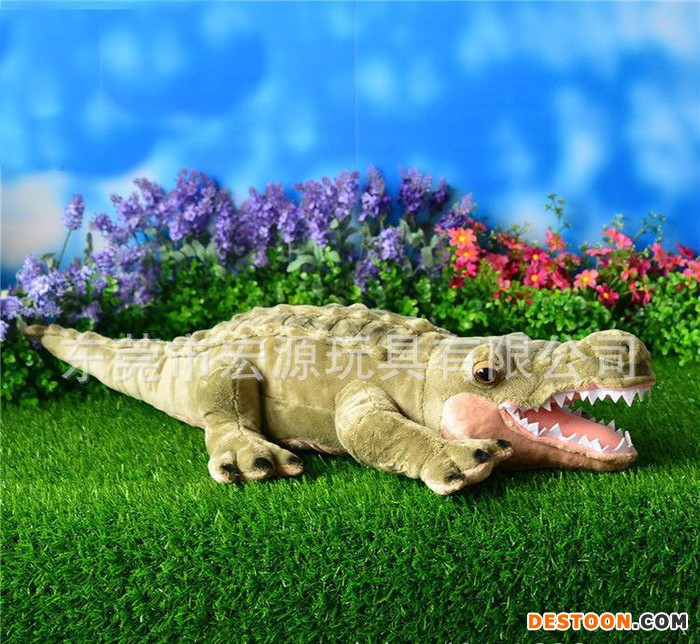 鳄鱼 仿真鳄鱼公仔 毛绒鳄鱼 填充毛绒玩具 公仔礼品 创意款