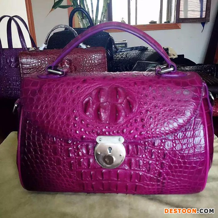 鳄鱼皮包定制 加工鳄鱼皮 鳄鱼皮具高端定制