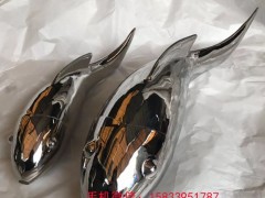 金属抽象鱼不锈钢锦鲤 不锈钢锦鲤雕塑制作