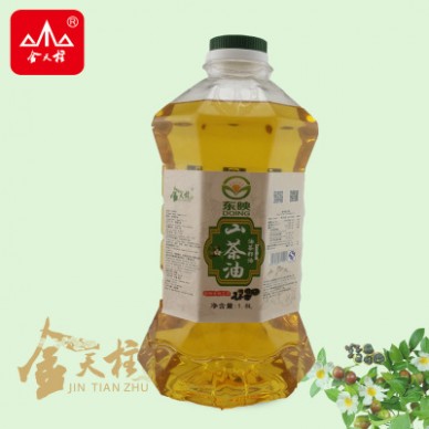 金天柱无机油茶籽油1.8L礼盒(压榨一级)